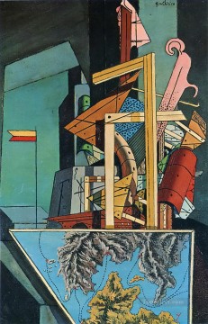  Depart Works - melancholy of department 1916 Giorgio de Chirico Metaphysical surrealism